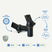 Capteur de vitesse moteur X00E50201772 pour moteur diesel, conception à branchement direct, capteur de vitesse d'arbre de 19 mm, pièce de rechange