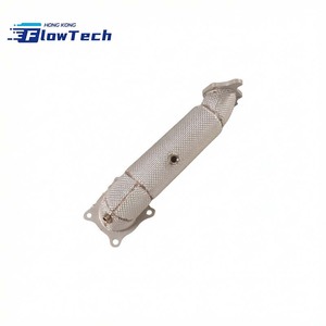 ท่อหน้าสแตนเลส T304 แบบตรงพร้อมแผ่นกันความร้อนสำหรับ Honda Civic Type R FL5 2.0T K20C1 – แบบยึดติดโดยตรง - Product Image 6