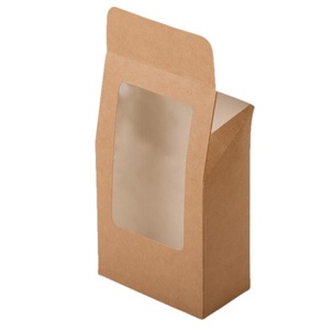 Boîtes jetables pour wraps <span class=keywords><strong>de</strong></span> <span class=keywords><strong>poulet</strong></span>, emballages à emporter pour sandwichs et burritos avec fenêtre - Product Image 3