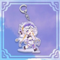 Porte-clés Kawaii Anime Game Nu: Carnival Olivine Quincy Blade en acrylique, pendentif de dessin animé, breloque de sac, jouet de cosplay