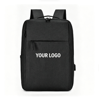 Sac à dos professionnel en tissu Oxford durable avec port USB, imperméable, grande capacité, bretelles à coussin d'air pour voyages et usage scolaire (vente en gros)