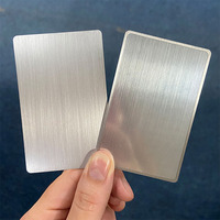 Carte Métallique NFC à Lecture Rapide Prix Usine, Carte de Visite Métallique Premium avec Logo Personnalisé Gravé