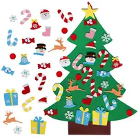 PARTYCOOL חג המולד קישוט דקור ילדים Diy צעצועי קיר תליית הרגיש מפלגת עץ חג מולד תליית ילדי של הרגיש קרפט ערכות