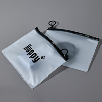 Sacs de rangement transparents personnalisés en PVC Sacs en plastique étanches pour câble de données, chargeur de vêtements, lanière de clés de maquillage Sacs en plastique pour insigne de bijoux