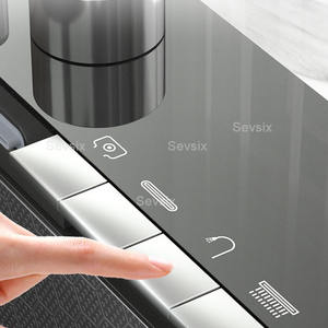 Technologie en nid d'abeille à affichage numérique intégré, <span class=keywords><strong>évier</strong></span> de cuisine en acier inoxydable pour <span class=keywords><strong>cascade</strong></span> de pluie de ferme avec lave-gobelet - Product Image 5