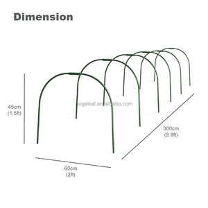 Aros de Jardinería Modernos, Ligeros, Ecológicos y Resistentes a la Oxidación con Cubierta para Patio Trasero y Clips - Product Image 2