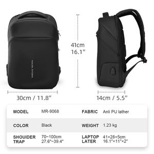 Sac à <span class=keywords><strong>dos</strong></span> de <span class=keywords><strong>luxe</strong></span> Mark Ryden, sac à <span class=keywords><strong>dos</strong></span> pour ordinateur portable, sac à <span class=keywords><strong>dos</strong></span> pour hommes avec design imperméable d'urgence, MR9068YY_00 - Product Image 6