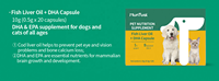 Capsule pour chien et chat, 50/2022 ml, joints au lait pour animaux domestiques, soins de santé, supplément à la vitamine, doux