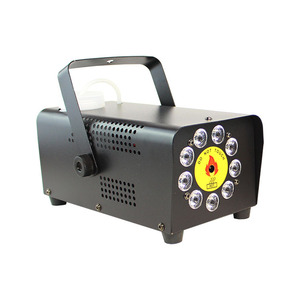 Sunlight Portable Smoke Machine 400W 9 LED <b>Lights</b> <b>Remote</b> <b>Control</b> For Stage Wedding Atmosphere - Product Image 3