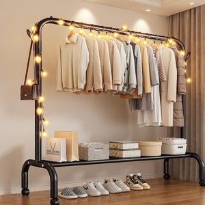 Oferta Especial: <span class=keywords><strong>Perchero</strong></span> de Pie Metálico para Sombreros y Abrigos, Estante de Exhibición y Secado de Ropa para Sala de Estar y Dormitorio - Product Image 3