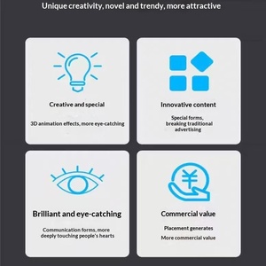 Nueva Caja <span class=keywords><strong>de</strong></span> Luz Holográfica 3D - Proyección Aérea Controlada por Teléfono Móvil, Imágenes Dinámicas Montadas en la Pared <span class=keywords><strong>de</strong></span> la Tienda - Product Image 3