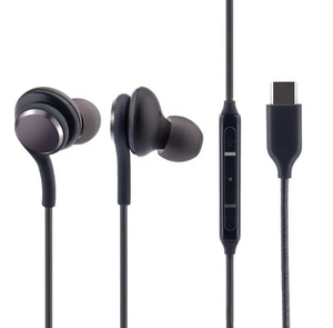 หูฟังอินเอียร์ <span class=keywords><strong>AKG</strong></span> สำหรับเล่นกีฬาพร้อมไมค์ควบคุมระดับเสียงหูฟังสเตอริโอ HiFi แบบมีสายหูฟังอินเทอร์เฟซ Type-C สำหรับฟังเพลง Note10 Galaxy 20 - Product Image 4