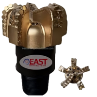 Foret PDC API 12 1/4" IADC1904 à corps en acier avec lames PDC de qualité supérieure et haute efficacité pour le forage de puits