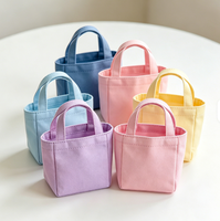 Sac en toile mini mignon personnalisé avec longue corde, écologique, pour rangement d'accessoires en gros, idéal pour boutiques, cadeaux de fête pour enfants