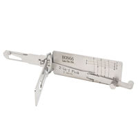 Envío Rápido Lishi Hon66 2 en 1 Decodificador de Cerraduras Automotrices de Acero Inoxidable Herramienta Manual Profesional para Cerrajeros para Accord Coupe 2003-2008