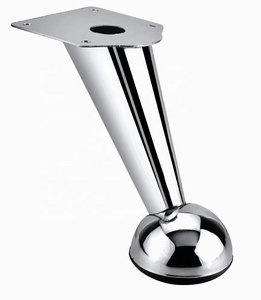 <span class=keywords><strong>Gambe</strong></span> per Divano in Ghisa Cromata, Piedini in Metallo Affusolati per Mobili, Tavoli e Divani, Vendita all'Ingrosso - Product Image 6