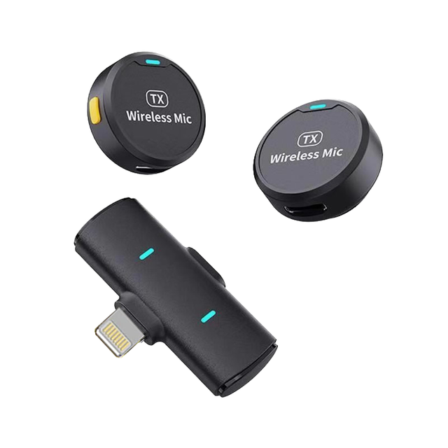 M1 Mini Omni-directional Wireless Lavalier Microphone Strong Magnet Type C Connector Led Display For Podcasting Vlogging Content