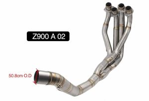 Sistema de escape completo de motocicleta MT09 FZ09 de titanio inoxidable tubo de conexión de enlace medio delantero para <span class=keywords><strong>MT</strong></span> <span class=keywords><strong>09</strong></span> - Product Image 4