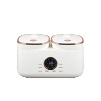 Appareils ménagers multifonctions 2 en 1 Smart 2,0 l grande capacité 2 pots intérieurs Double cuiseur à riz