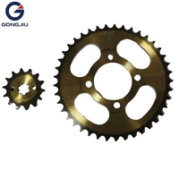 Kit de chaîne et pignon de moto 428 428H avant arrière pour CG125 CG150 GN125 HJ125 CM125 WY125 Bajaj CGL Commuter Street