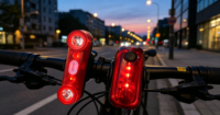 Traceur GPS rechargeable par USB pour vélos, mini lampe LED pour casques, dispositif de suivi, surveillance de la position, traceur GPS