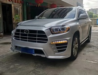 Nouveau kit carrosserie Xin Wei 2007-2014 pour tuning, pare-chocs avant/arrière, feux de jour LED, fixation par vis, extérieur de voiture