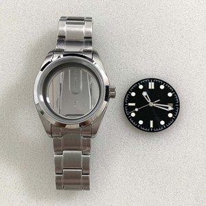 New Durable 38MM Transparent 316L Stainless Steel Case Sapphire Glass Fit NH35 Movement Accessory <b>Set</b> - Product Image 3
