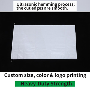 Sac tissé blanc pour emballage d'engrais, capacité de charge 2-100 kg, résistant à l'humidité, pour déménagement et livraison express, épaisseur sur mesure - Product Image 5
