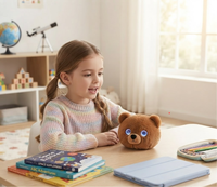 Jouets en peluche de qualité supérieure avec interaction vocale intelligente, tailles et couleurs personnalisées, certifiés sécurité pour les divertissements en famille et les fêtes