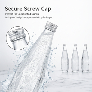 Botella <span class=keywords><strong>de</strong></span> Vidrio Multifacética Cortada a Medida, Resistente a la Presión, con Tapa Metálica <span class=keywords><strong>de</strong></span> Rosca para Bebidas Carbonatadas, Vodka, Ginebra, Whisky - Product Image 3