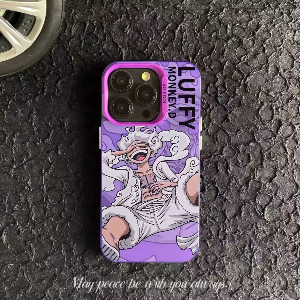 One Piece Luffy Phone Case for iPhone 15 Pro Max, 14, 13