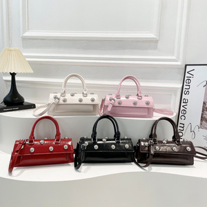 2025 New Women's Single <b>Strap</b> Zip Closure PU Leather Fashion Luxury Designer <b>Shoulder</b> Handbag - Product Image 1