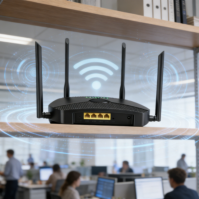 New ZBT Firewall QoS VPN AX3000 Dual-Band 802.11AX Gigabit WIFI6 Mesh Router 2.4G&5.8G 3000 Mbps Indoor Outdoor Office Home