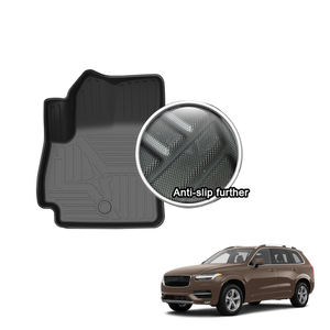 Muchkey – coussinet de pied entièrement entouré pour <span class=keywords><strong>Volkswagen</strong></span> <span class=keywords><strong>T</strong></span> <span class=keywords><strong>Cross</strong></span> 2019 2020, tapis de sol antidérapant étanche TPE, <span class=keywords><strong>accessoires</strong></span> de voiture - Product Image 3