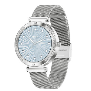 สำหรับนาฬิกาฟิตเนสผู้หญิง T64 TFT วัดอัตราการเต้นของหัวใจ การตรวจสอบออกซิเจนในเลือด หน้าปัดนาฬิกาที่ปรับแต่งได้มากกว่า 100 แบบ การชาร์จแบบแม่เหล็กอัจฉริยะ - Product Image 2