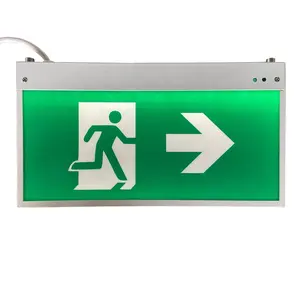 Automatic LED Fireproof Emergency Ni-Cd Battery Backup LED Rechargeable Emergency Exit Sign Light