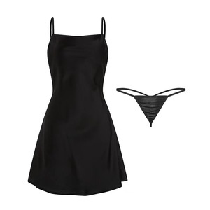 Manyu Automne/Hiver – Nuisette unie sexy et charmante à col bénitier, ensemble de vêtements d'intérieur pur et délicat - Product Image 5
