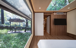 Remolque de caravana de techo sólido de 10m con <span class=keywords><strong>dos</strong></span> habitaciones, Marco anticorrosión de alta resistencia, autocaravanas - Product Image 6