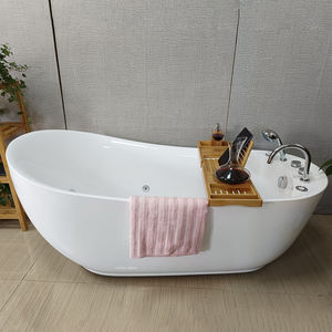 Baignoires en acrylique CLASIKAL avec baignoires de forme ovale Vente directe d'usine de baignoires modernes de massage de Shenzhen Massage à air blanc pour salle de bain - Product Image 3