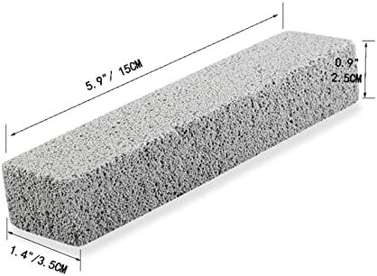 Gray Pumice Stone for Scouring Stick Toilet Bowl Cleaning Tool Bathroom Kitchen Sink Grill Removes Hard Water Calcium · image 3