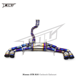 Sistema de <span class=keywords><strong>Escape</strong></span> Catback con Tubo en Y de Titanio SMLK para <span class=keywords><strong>Nissan</strong></span> <span class=keywords><strong>GTR</strong></span>/GT-R R35 2008-2023, Tubo de <span class=keywords><strong>Escape</strong></span>, Silenciador - Product Image 6