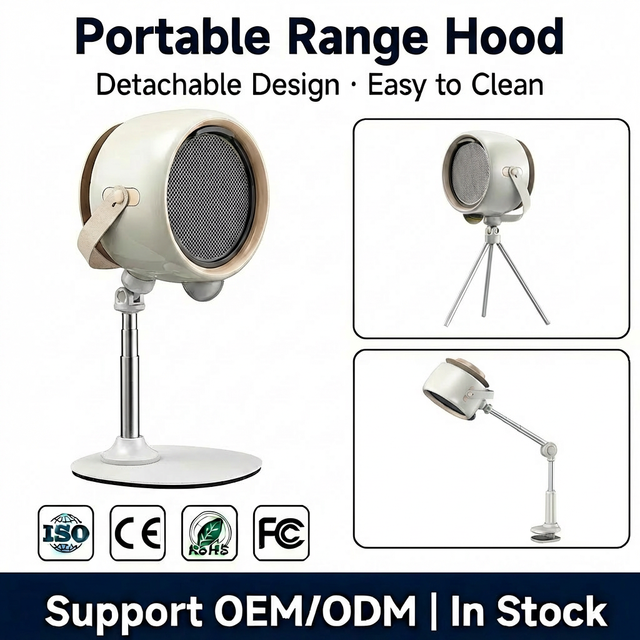 Dopapod G10 Scalable Bracket Portable Electric Desktop Range Hood with Exhaust Function for Kitchen With Filter Oil Extractor
