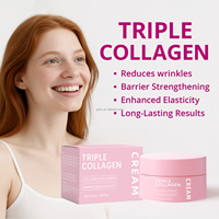Crema Hidratante con Triple Colágeno, Hidratación 24H, Reafirma y Aclara la Piel, Venta al Por Mayor