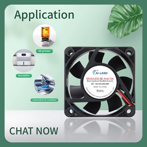 60mm 12V <span class=keywords><strong>24V</strong></span> DC trục không chổi than quạt làm mát 0.25A 5000rpm 60x60x20mm xả OEM nhựa thông gió nhỏ quạt máy chiếu - Product Image 6