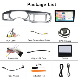 Podofo 2 DIN Android Xe Stereo 9 ''4 + 64G Xe Đài Phát Thanh Không Dây Carplay Android Tự Động Cho Dodge Sạc 2011-2014 Ips DSP Wifi <span class=keywords><strong>Rds</strong></span> - Product Image 6