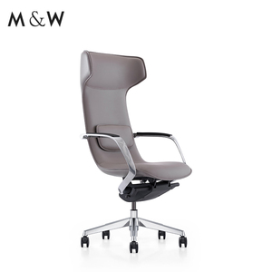 M & W Cómoda silla de oficina giratoria de cuero genuino Execellence Silla de oficina moderna - Product Image 2