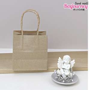 ถุงกระดาษคราฟท์สีน้ำตาลคุณภาพสูง พร้อมหูหิ้ว ขนาดเล็ก 12.5x7.5x15.5 ซม. มาตรฐาน 20/40 ฟุต จากประเทศไทย 0204026 - Product Image 4