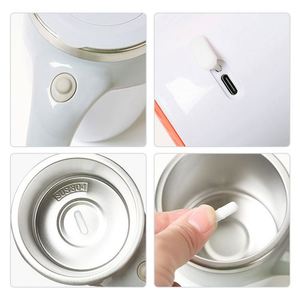 Custom Mixer <b>Smart</b> Drinkware Stainless Steel Electric Magnetic Auto Automatic Mixing Coffee Cup Self Stirring - Product Image 2