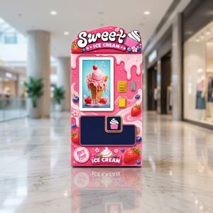 Máquina Expendedora de Helados Inteligente Robótica de 24 Horas para Uso Comercial, Venta de Helados de Yogur Suave, Máquina Expendedora de Helados en Venta - Product Image 1