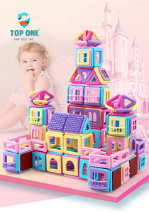 TopOne usine directe en gros aimant magique en plastique jouet constructeur bloc de construction carreaux tige jouets - Product Image 6